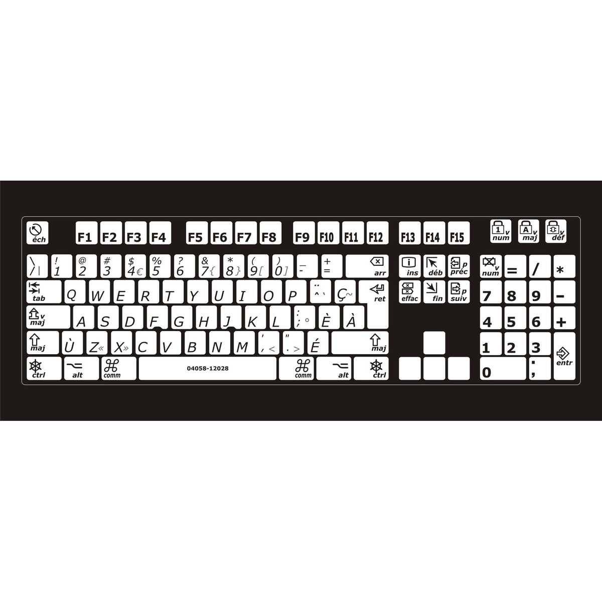 04058-12028 – clavier complet