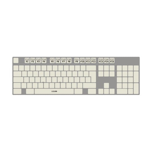 12100 – clavier complet