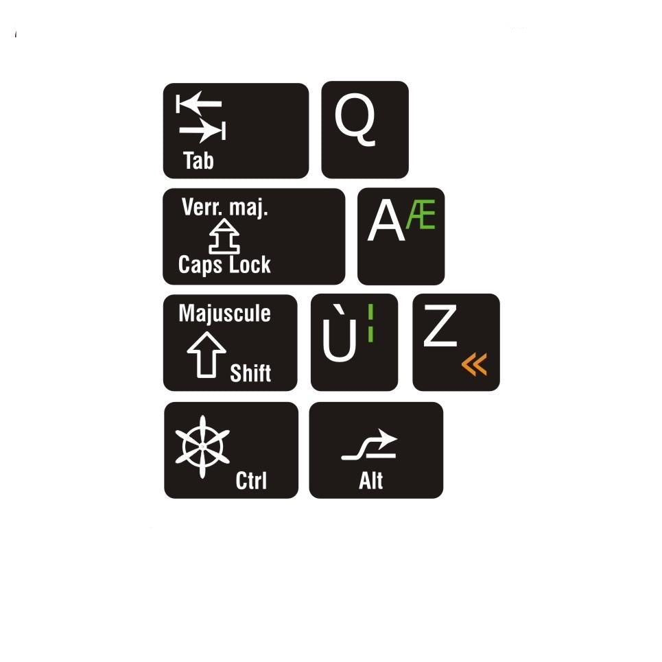 Keyboards With Section Sign Key Keyboard stickers for centre section of multilingual Canadian keyboard ...