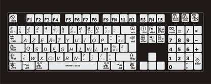 Autocollants claviers Mac FR France fonctions françaises 04006-12026