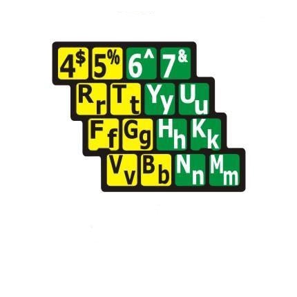 Stickers to split keyboard into rows (Lowercase and Caps) - 30187 ...